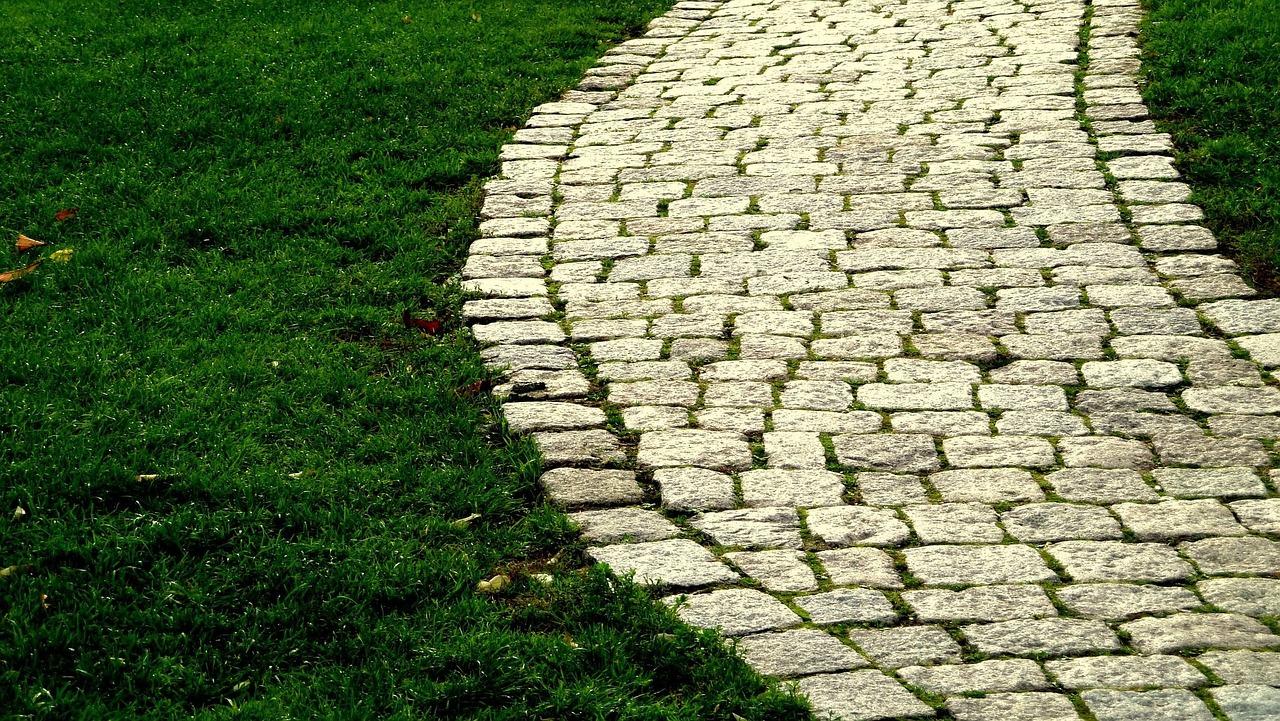 road, grass, cobblestone-1265734.jpg